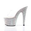 Pleaser - BEJEWELED701MS Mules à talons - Chaussures de pole dance - Noir Product image
